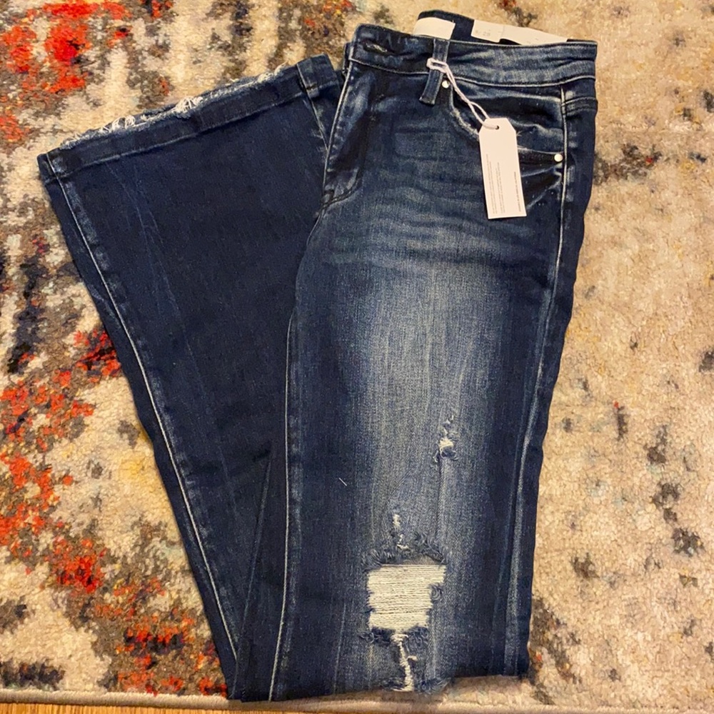 Petra branded Super Flare Jeans